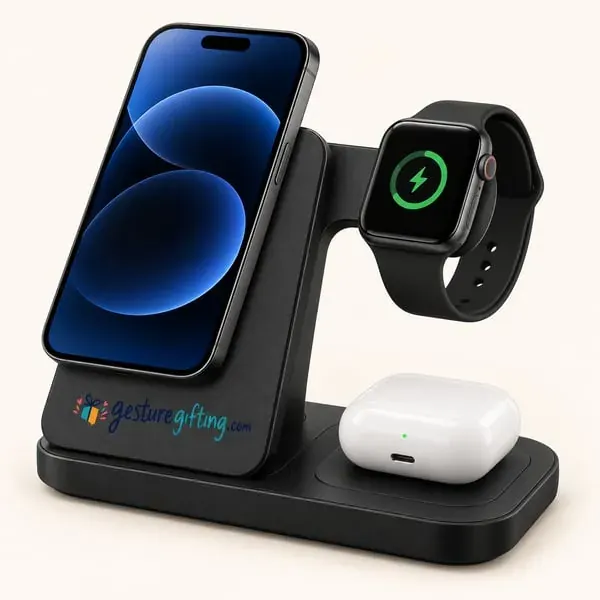 3-in-1 Wireless Charging Stand with your logo