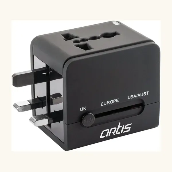 Artis UV200 Universal Travel Adapter & with your logo