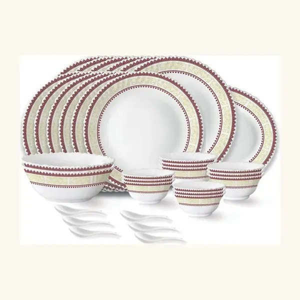 Larah by Borosil Elega Dinner Set with your logo