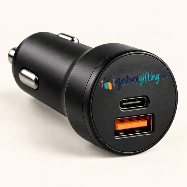 Car Charger Dual Port with your logo