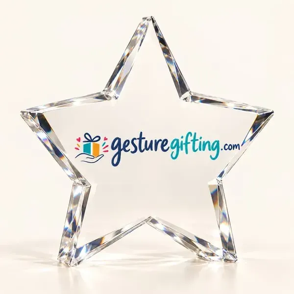 Crystal Star Award with your logo