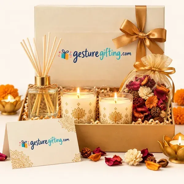 Diwali Home Fragrance Hamper with your logo