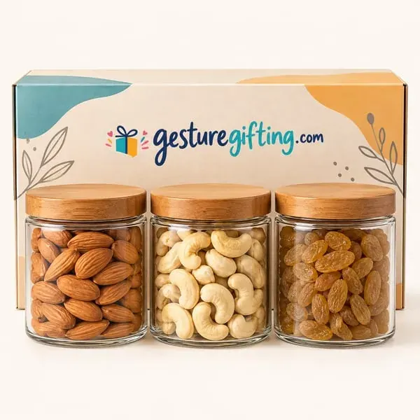 Dry Fruit Jar Set of 3 with your logo