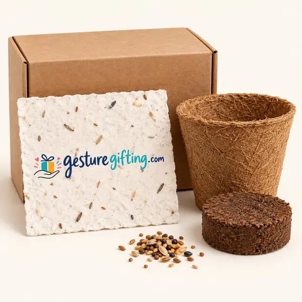 Grow Kit in Kraft Box with your logo