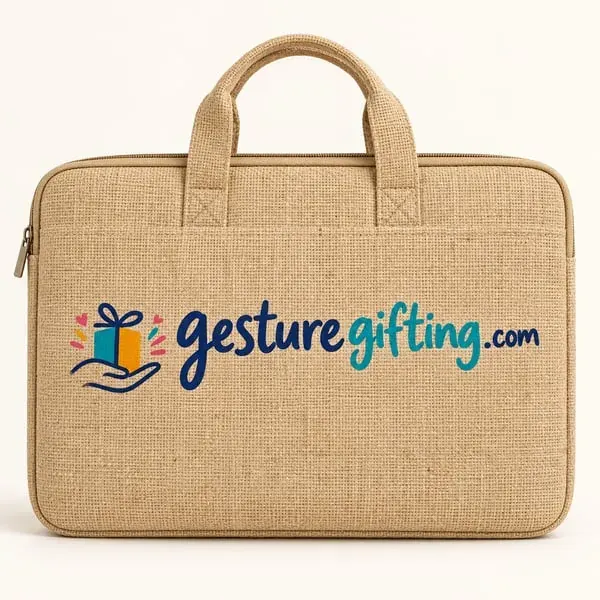 Jute Laptop Bag with your logo