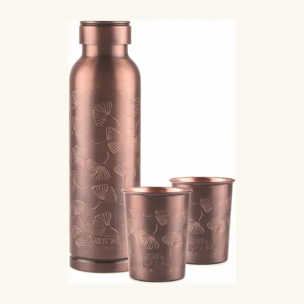 MILTON Copper Elegante Bottle Gift Set with your logo