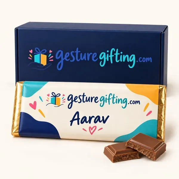 Personalised Name Chocolate Bar with your logo