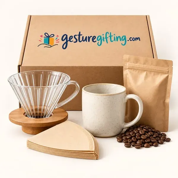 Pour-over Coffee Kit with your logo