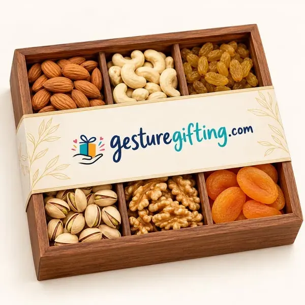 Premium Dry Fruit Wooden Box with your logo