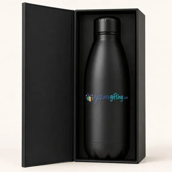 Premium Matte Bottle Gift Box with your logo