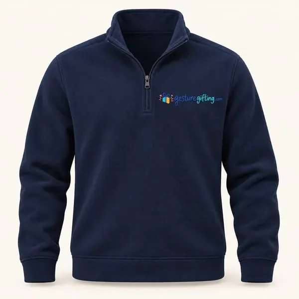 Quarter-zip Sweatshirt with your logo