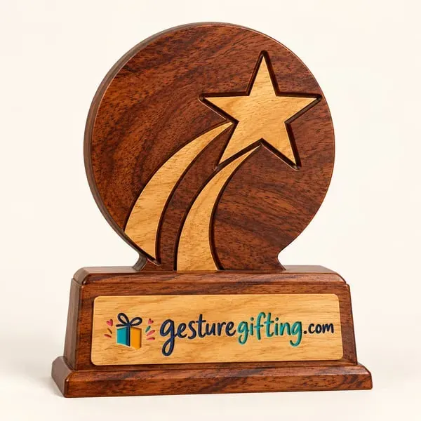 Wooden Trophy with your logo
